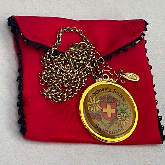 Vintage Schweiz Suisse Switzerland Necklace - Picture 7 of 12